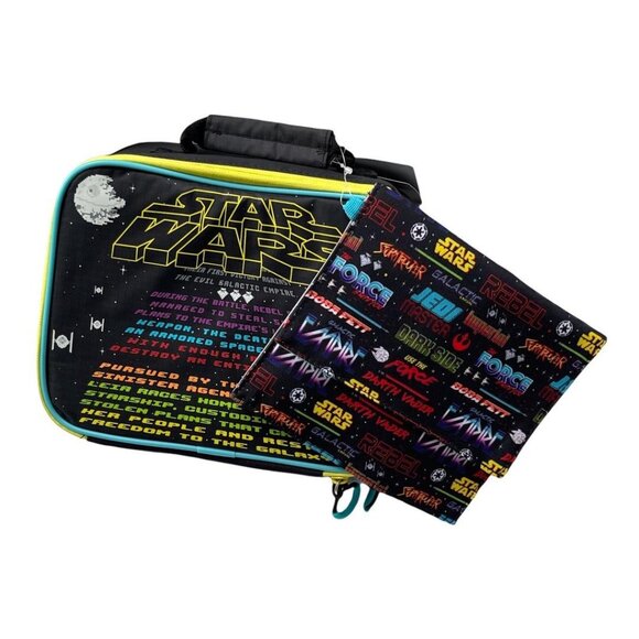 Disney Store Star Wars Lunch Box Tote with Sandwich Envelope - Picture 5 of 12